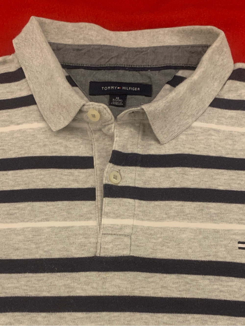 TOMMY HILFIGER SS All Cotton Striped Polo
